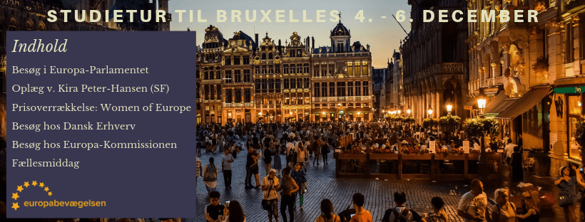 Studietur til Bruxelles 4.– 6. december 2019