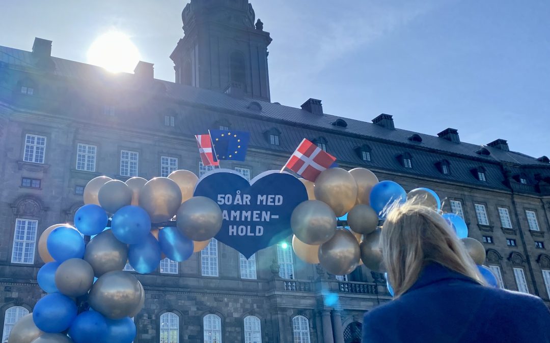 Danmark fejrer 50 år med europæisk fællesskab