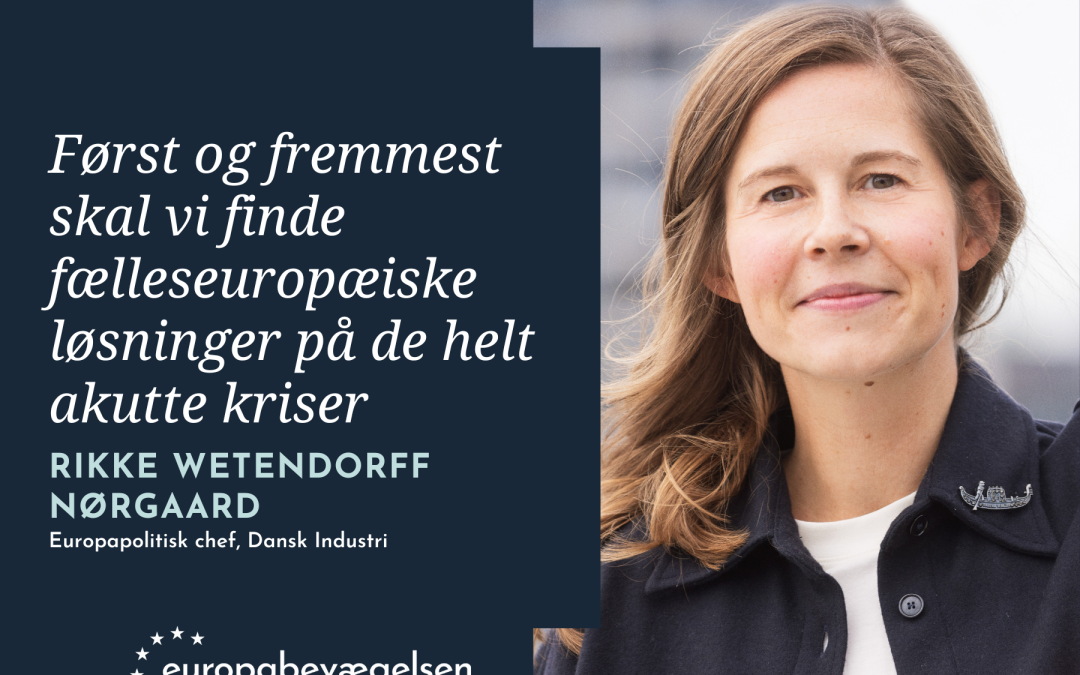 Rikke Wetendorff Nørgaard: Danmark må ikke glemme Europa