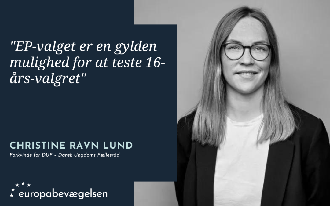 Sænk valgretsalderen til 16 år til EP-valget i 2024