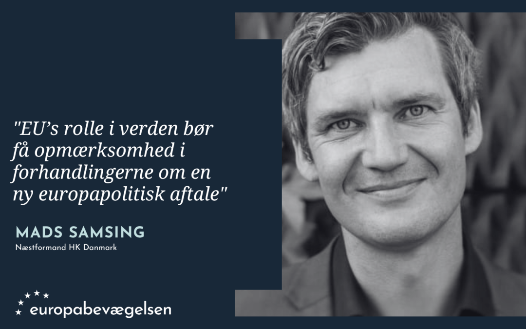 Glem ikke verden i en ny europapolitisk aftale