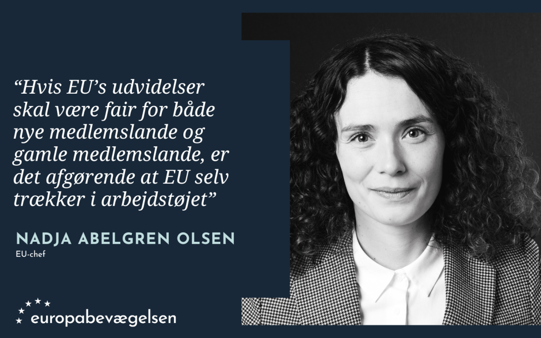 EU skal toptunes til udvidelserne