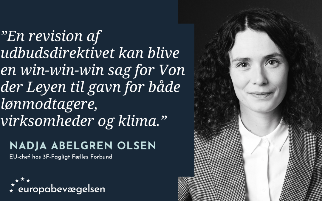 Nye EU-udbudsregler kan blive en win-win-win