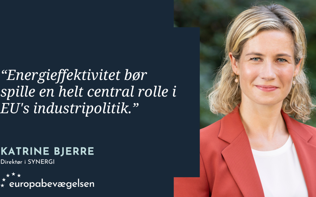 Vil vi styrke EU’s konkurrenceevne, skal vi bruge energien mere effektivt