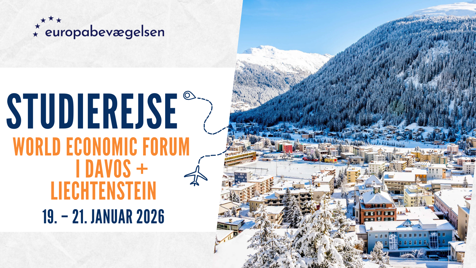Studietur til World Economic Forum i Davos + Liechtenstein 19. – 21. januar 2026