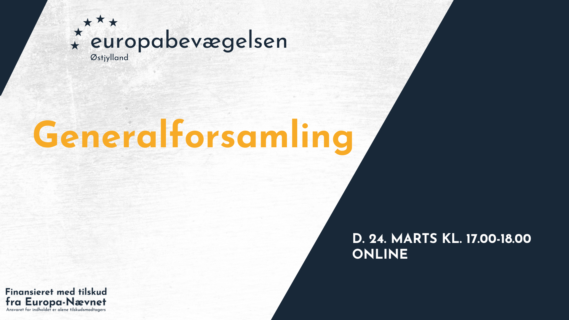 Generalforsamling i Europabevægelsen region Østjylland